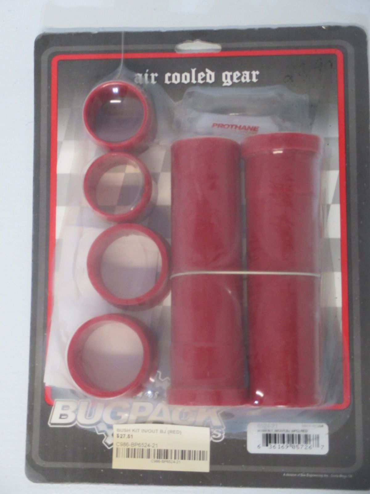 BUSH KIT OUTER BJ RED